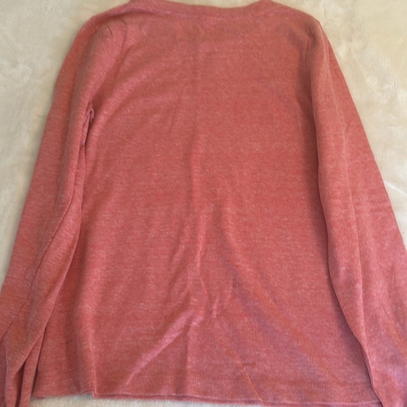 Pink Rhinestone Long Sleeve Pull Over - Picture 4 of 4